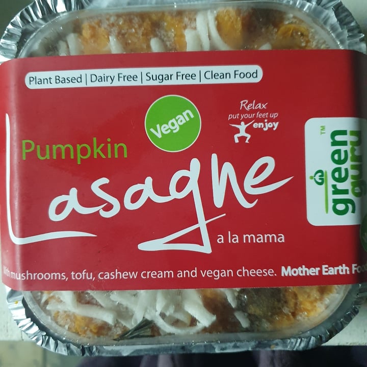 photo of Green Guru Pumpkin Lasagne shared by @michaelakirsten on  28 Aug 2021 - review