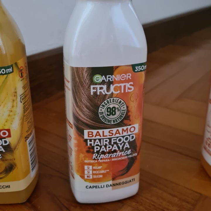 review photo of Garnier Fructis balsamo hair food alla papaya shared by @serenacuzzocrea on 15 Jun 2022 - review