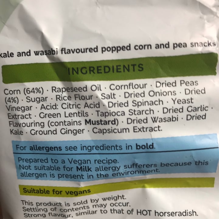 review photo of Marks & Spencer Food (M&S) Popped Corn Triangles Hot Wasabi shared by @ginjin on 07 Sep 2020 - review