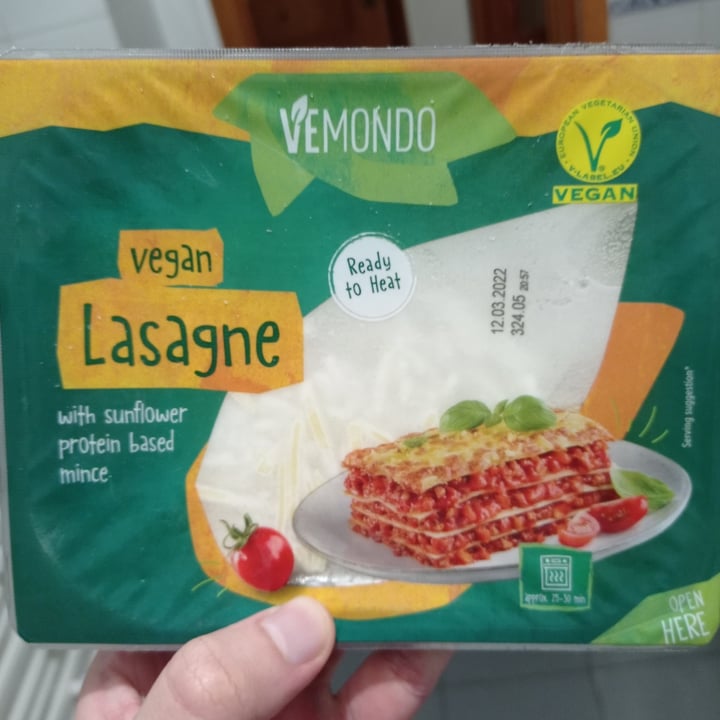photo of Vemondo Lasagne Vegana shared by @moosuky-san on  01 Mar 2022 - review