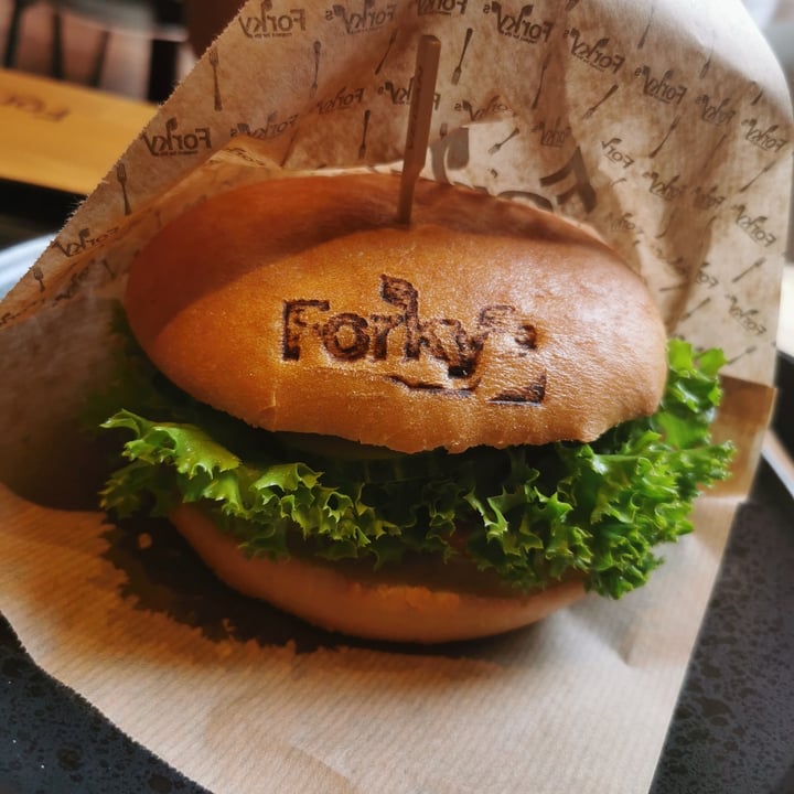 photo of Forky's Chick‘n Burger shared by @kacel on  14 Aug 2020 - review