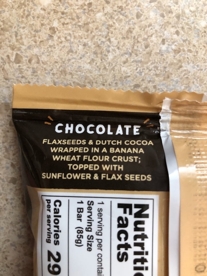 photo of Sweet Earth Sweet Earth POGO Chocolate Banana & Flax Wrap shared by @steffensenskitchen on  23 Feb 2020 - review