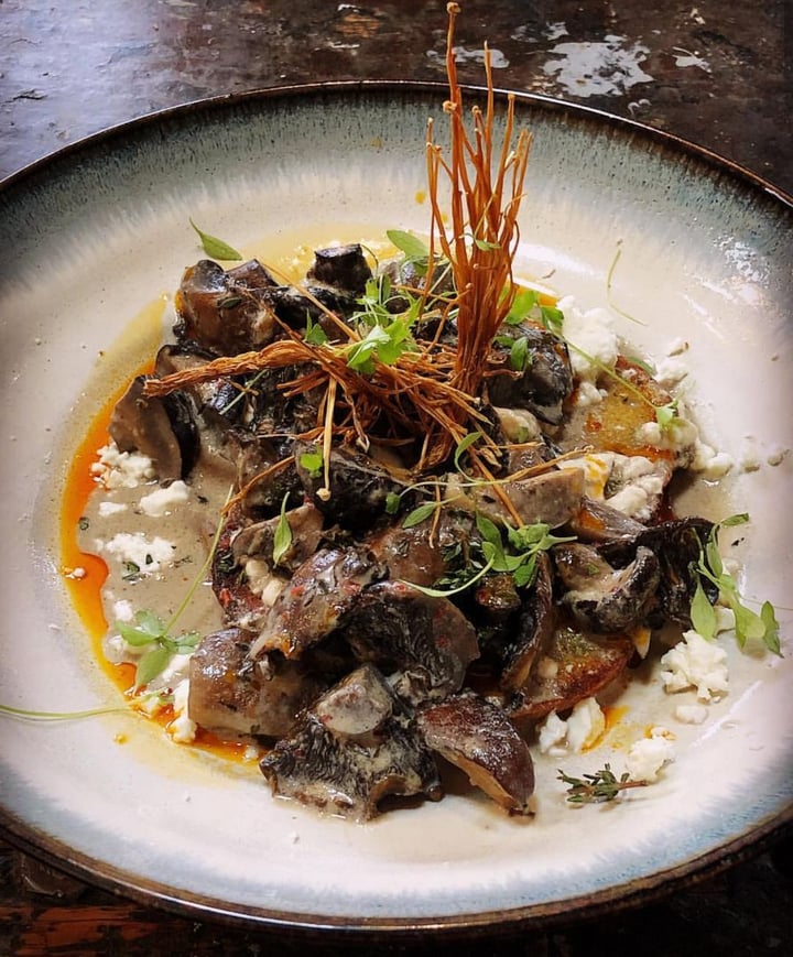 photo of Monk Bodhi Dharma Mushrooms on Polenta Bread shared by @jamieyew on  19 Jul 2019 - review