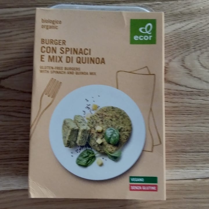 photo of Ecor Burger di spinaci e mix di quinoa shared by @crilla on  17 Jan 2022 - review