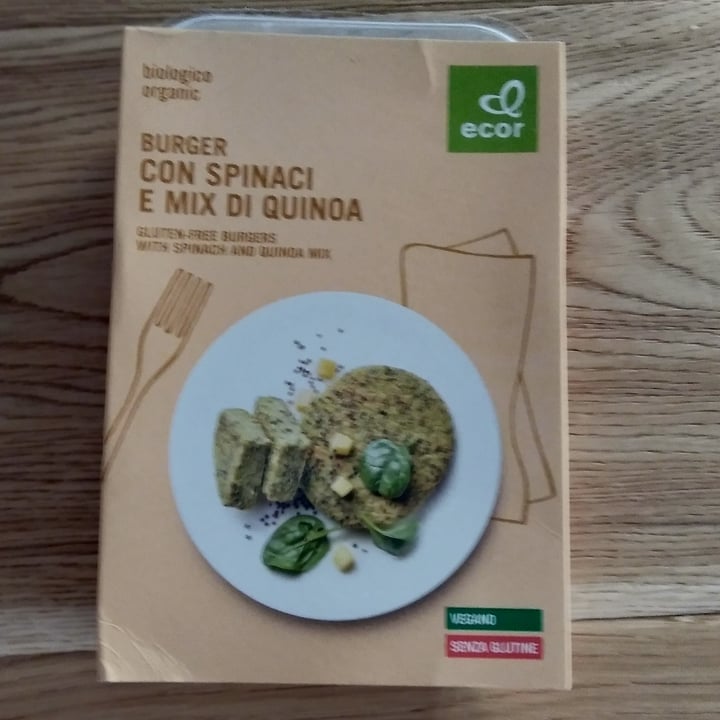 review photo of Ecor Burger di spinaci e mix di quinoa shared by @crilla on 17 Jan 2022 - review