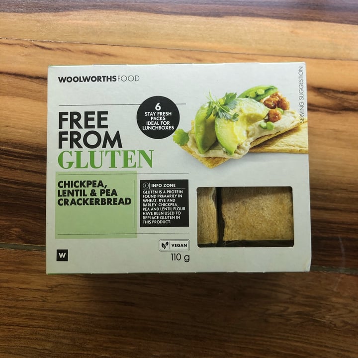photo of Woolworths Food Chickpea, Lentil & Pea Crackerbread shared by @ellaaaa on  24 Dec 2021 - review