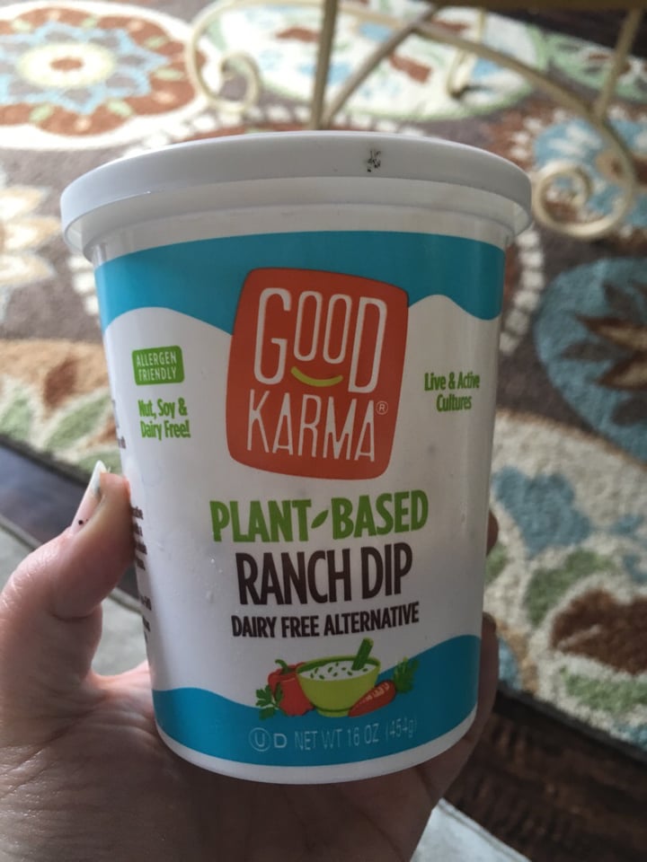 photo of Good Karma Plant-Based Ranch Dip shared by @olauer1 on  10 Dec 2019 - review