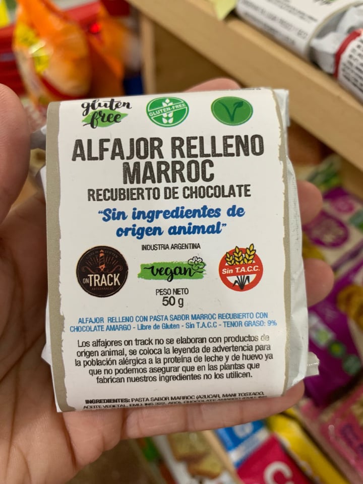 photo of On Track Alfajor Relleno Marroc shared by @micky04 on  05 Feb 2020 - review