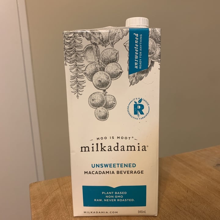 review photo of Milkadamia Macadamia Milk Unsweetened shared by @broghen on 27 Jun 2021 - review