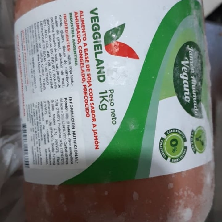 review photo of Veggieland Jamón Ahumado Vegano 1kg shared by @melisatrucci on 12 Nov 2020 - review