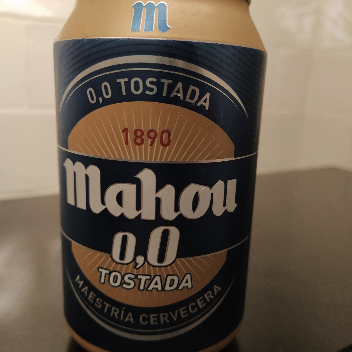 Cerveza Mahou tostada 0,0