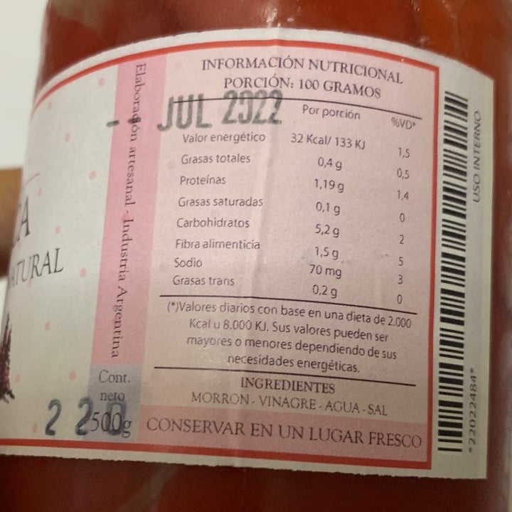 photo of Beraca Morrones al natural shared by @bebuvegan on  24 Jan 2021 - review