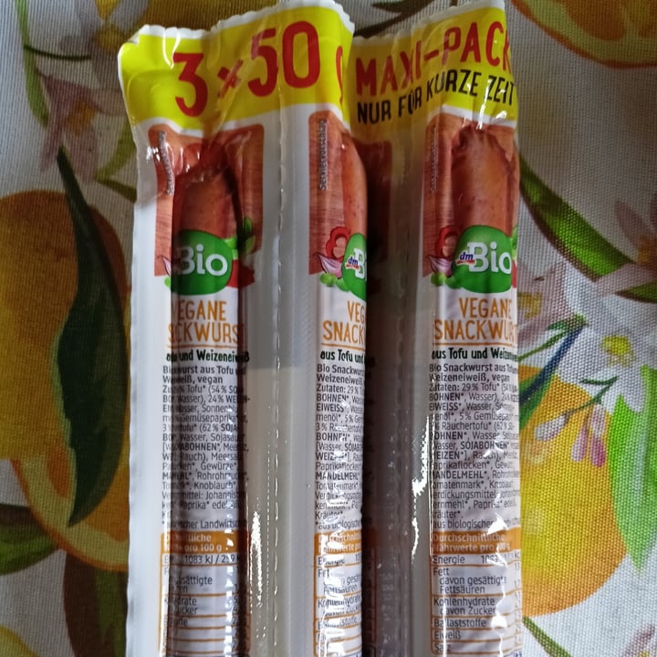 photo of Dm Bio Snack Wurstel shared by @livez on  26 Jul 2022 - review