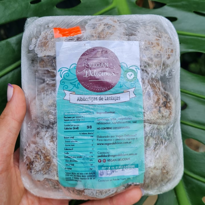 review photo of Vegan & Delicious Albóndigas de lenteja shared by @camivaleria on 17 Mar 2022 - review