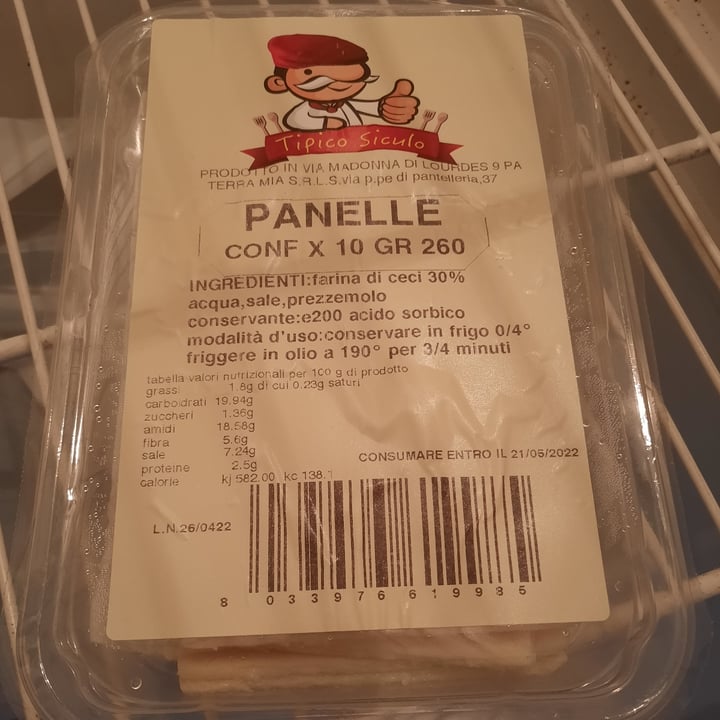 photo of tipico siculo Panelle shared by @vegantizi on  30 Apr 2022 - review