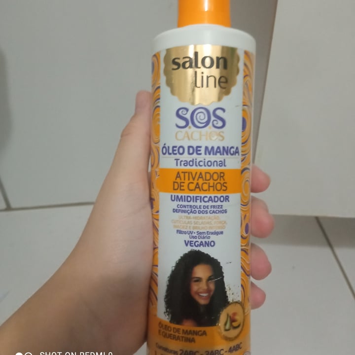 review photo of Salon line Ativador de Cachos Óleo de Manga shared by @napaula on 17 Oct 2022 - review