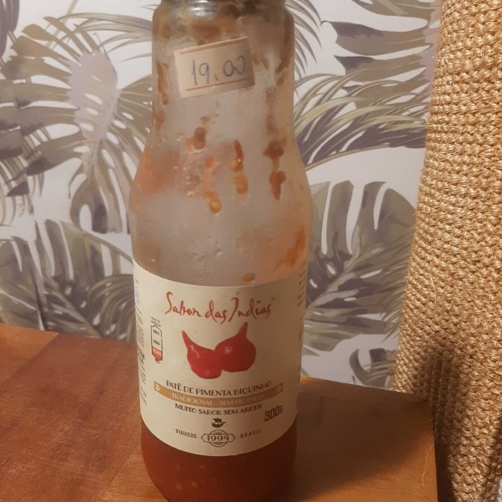 review photo of Sabor das índias Patê de pimenta biquinho shared by @lucianaofelia on 23 Jul 2021 - review