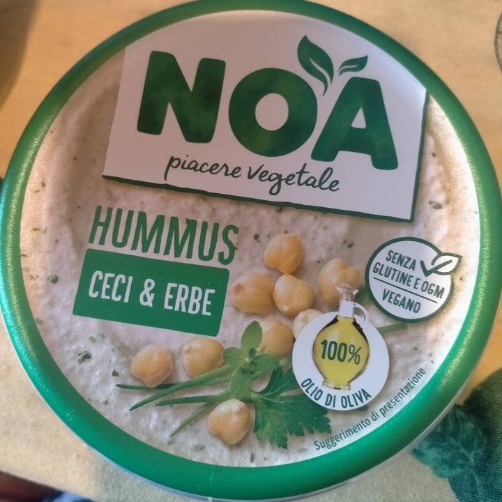 photo of noa piacere vegetale hummus ceci & erbe shared by @sdere on  19 Jul 2022 - review
