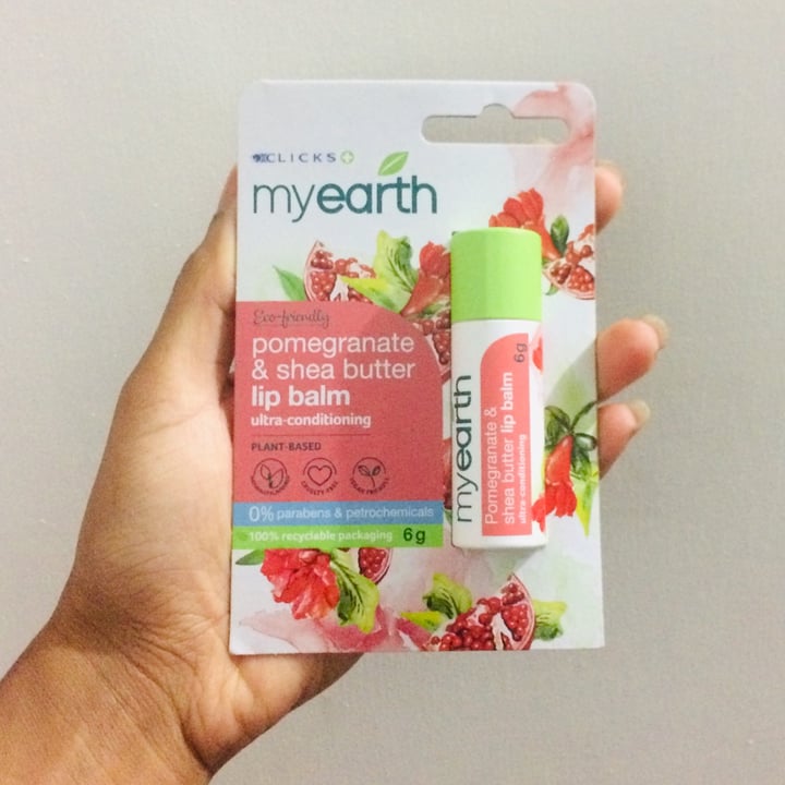 photo of My Earth Pomegranate & shea butter lip balm shared by @nikki-c on  01 Apr 2022 - review