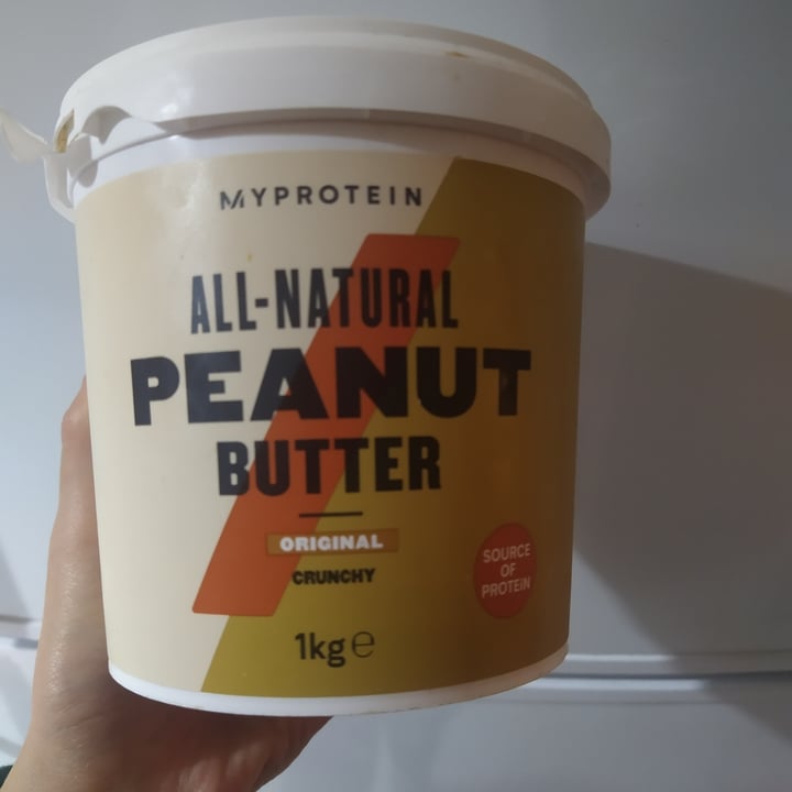 photo of MyProtein All Natural Peanut Butter Original Crunchy shared by @glorypotipoti on  04 Oct 2021 - review