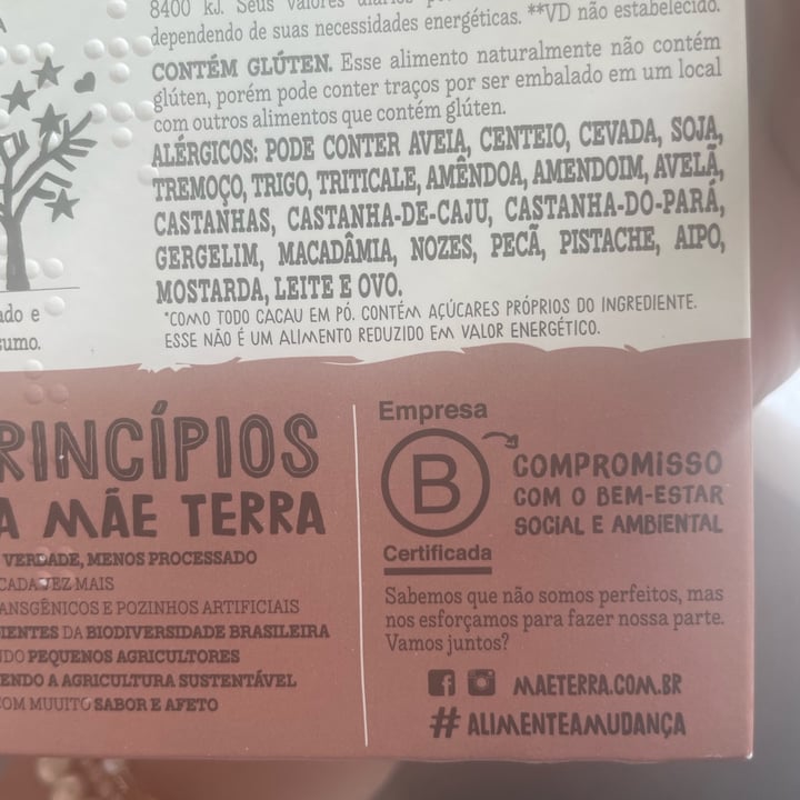 photo of Mãe Terra Cacau em Pó 100% shared by @manueladuartesimao on  24 Apr 2022 - review