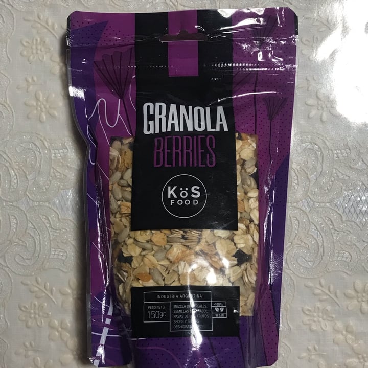 photo of Kos Food Granola Berries shared by @newromantic on  11 Apr 2022 - review