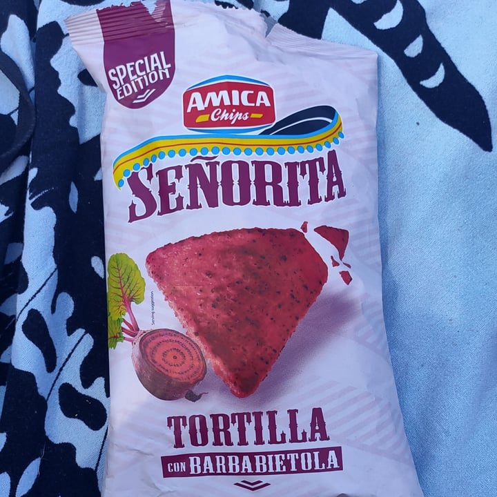 photo of Amica Chips Senorita Tortilla Con Barbabietola shared by @ggiorgyfr on  29 Aug 2022 - review