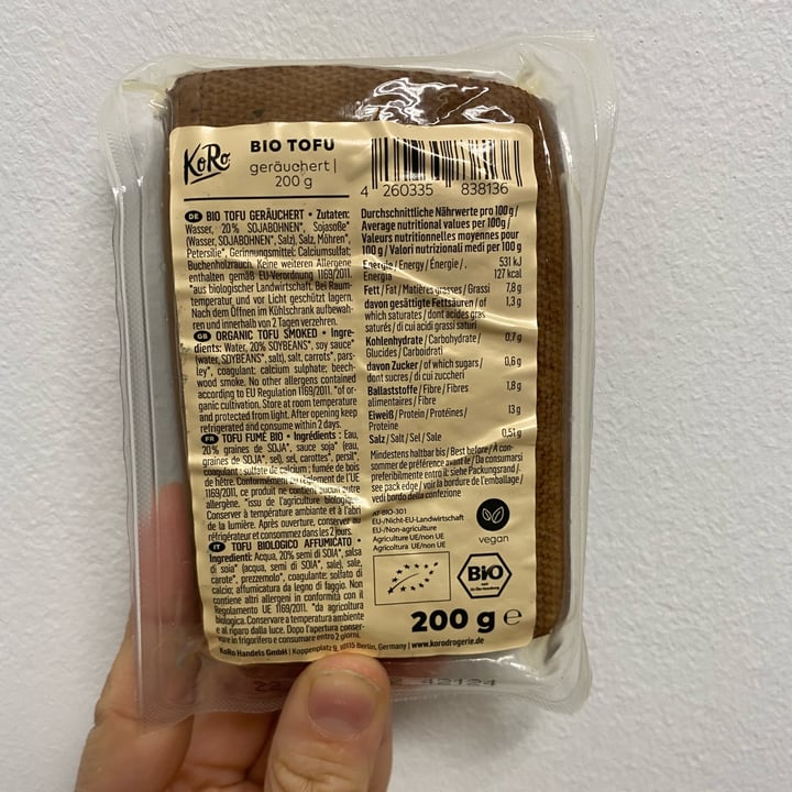 review photo of Koro Bio Tofu geräuchert shared by @fra94 on 01 Dec 2021 - review