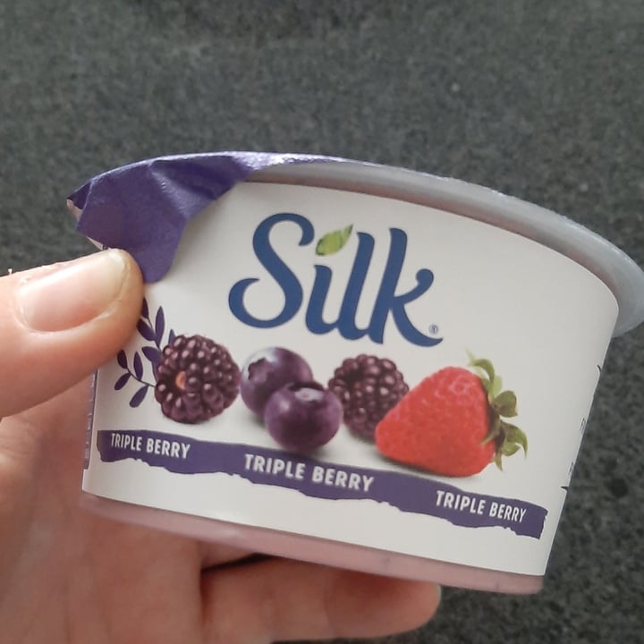 photo of Silk Alimento fermentado de almendra con frutos rojos. shared by @camilapardo on  10 Dec 2021 - review