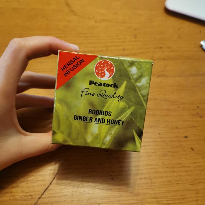 photo of Peacock Bird Brand Rooibos, Giner & Honey shared by @nicolevd on  02 Jul 2020 - review