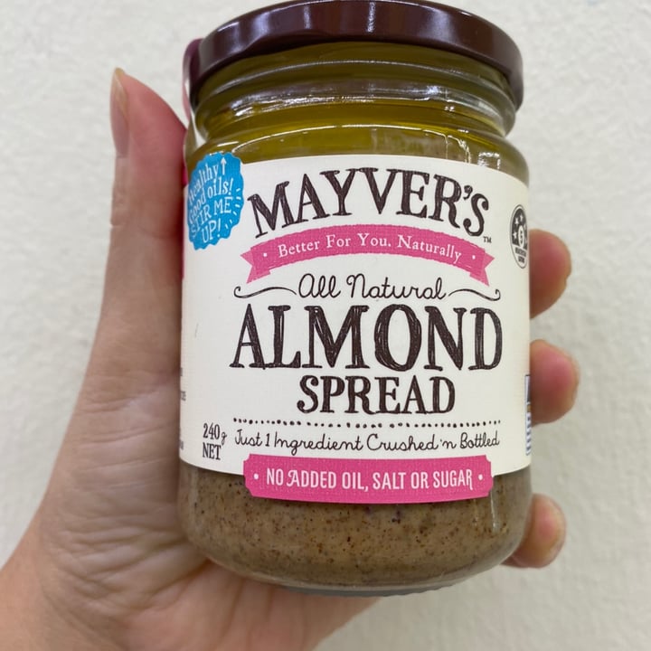 photo of Mayver's All Natural Almond Spread shared by @piggy-egg on  22 Jun 2022 - review
