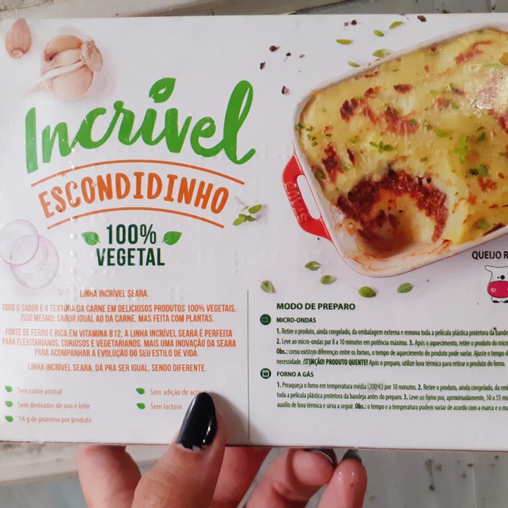 photo of Seara Escondidinho shared by @kiraviskin on  11 Nov 2021 - review
