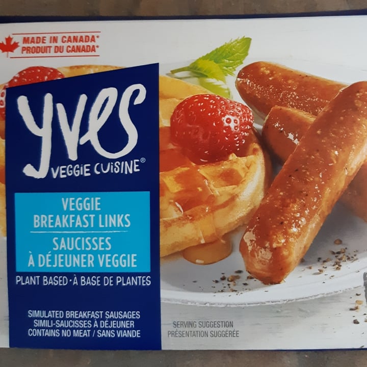 photo of Yves Veggie Cuisine Veggie Breakfast Links shared by @plantsinmytummy on  19 Jun 2021 - review