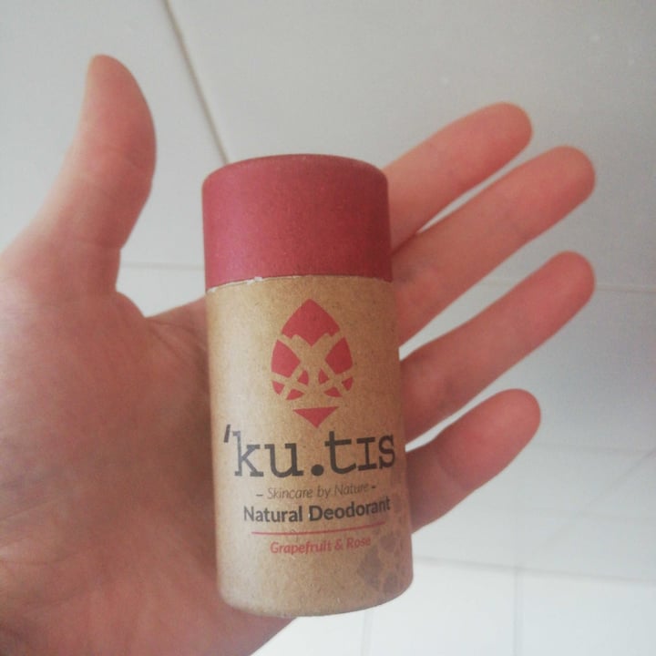 photo of Kutis Skincare Natural Deodorant Grapefruit & Mandarin shared by @rebvelvet on  11 Feb 2021 - review