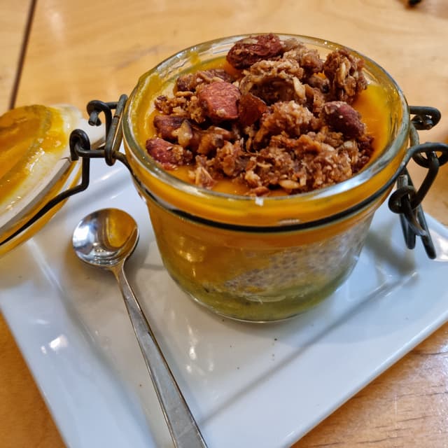 Foto do prato “Chia pudding”