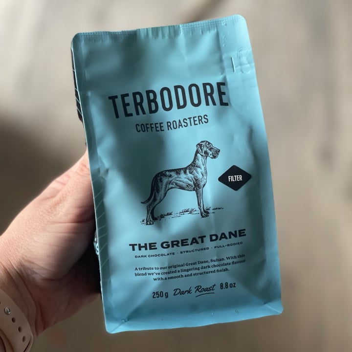 photo of Terbodore Dark Roast Filter Cofee shared by @lenicpretorius on  02 May 2022 - review