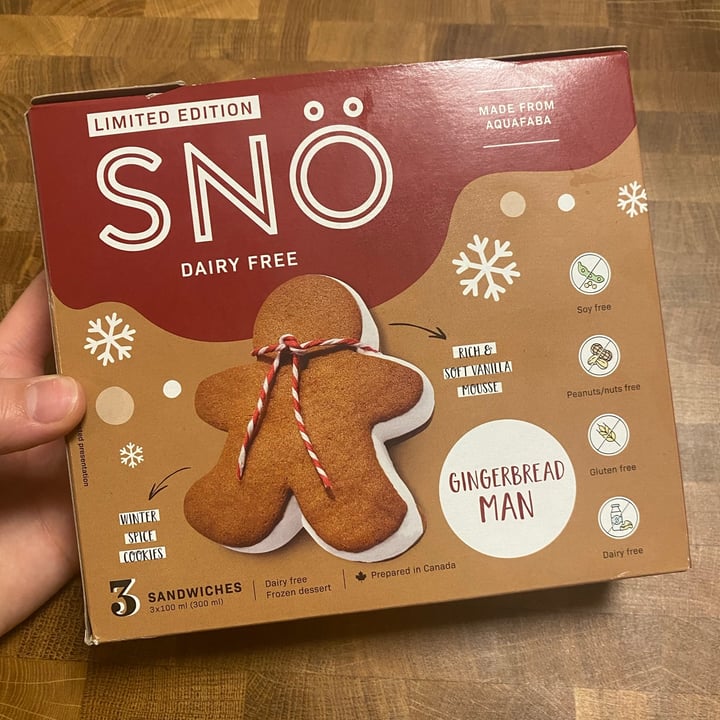 photo of Snö Gingerbread Man Sandwiches shared by @kturcotte on  17 Nov 2020 - review