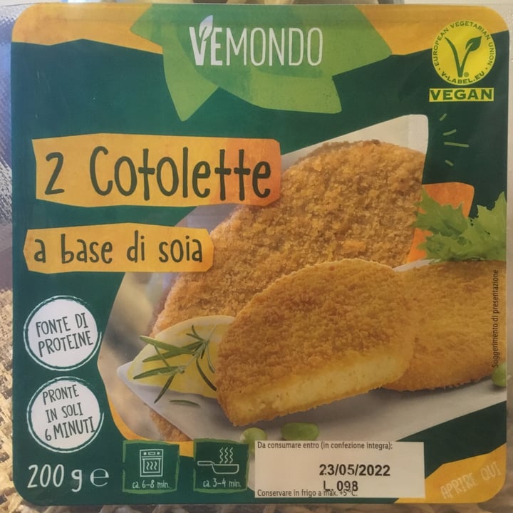 photo of Vemondo 2 Cotolette a Base di Soia shared by @soulveg on  07 May 2022 - review