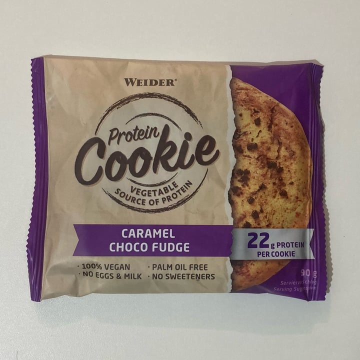 photo of Weider Cookie Protein Caramel Choco Fudge shared by @simonescampoli on  02 Dec 2022 - review