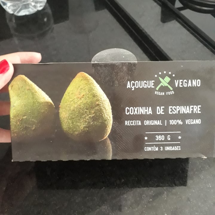 review photo of Açougue vegano Coxinha de espinafre shared by @danubia2504 on 16 Apr 2022 - review