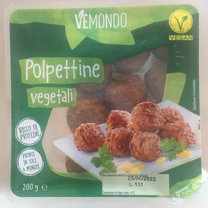 review photo of Vemondo Polpettine Vegetali shared by @huliet on 05 Jul 2022 - review