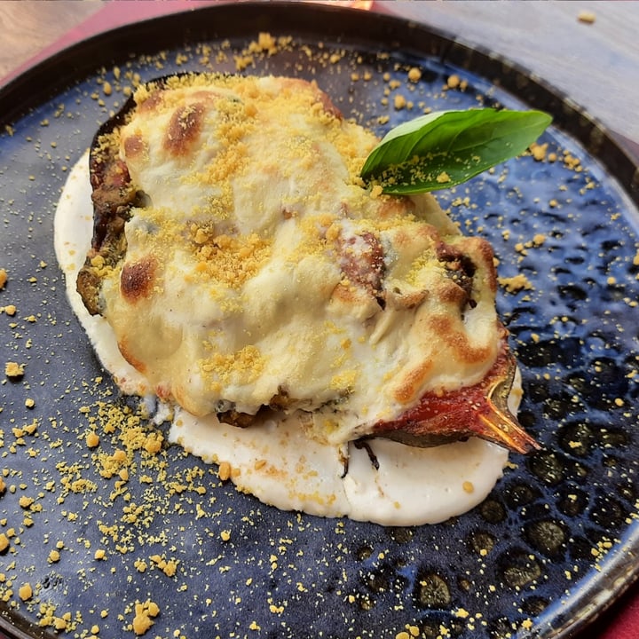 review photo of Rifugio Romano Tempeh In Melanzana Con Pesto E Fonduta Veg shared by @iaiastruck on 09 Sep 2022 - review