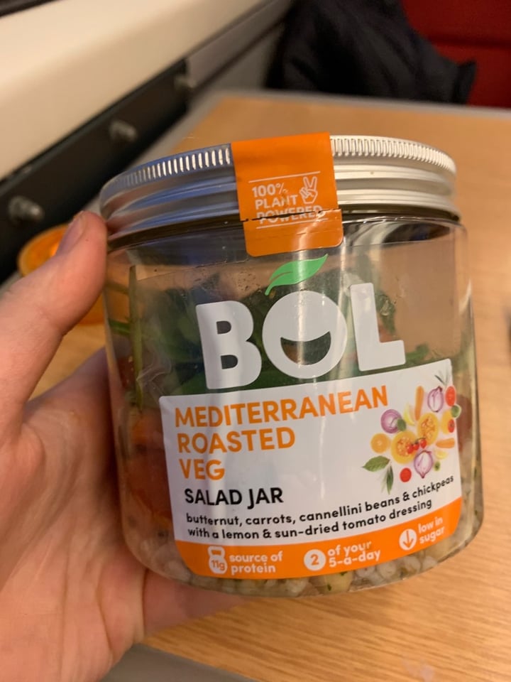 photo of BOL Mediterranean roasted veg salad jar shared by @elinnaps on  07 Feb 2020 - review