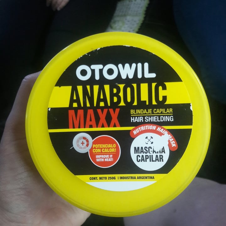 photo of Otowil Mascara Capilar Anabolic Maxx shared by @sritabrocoli on  16 Dec 2020 - review