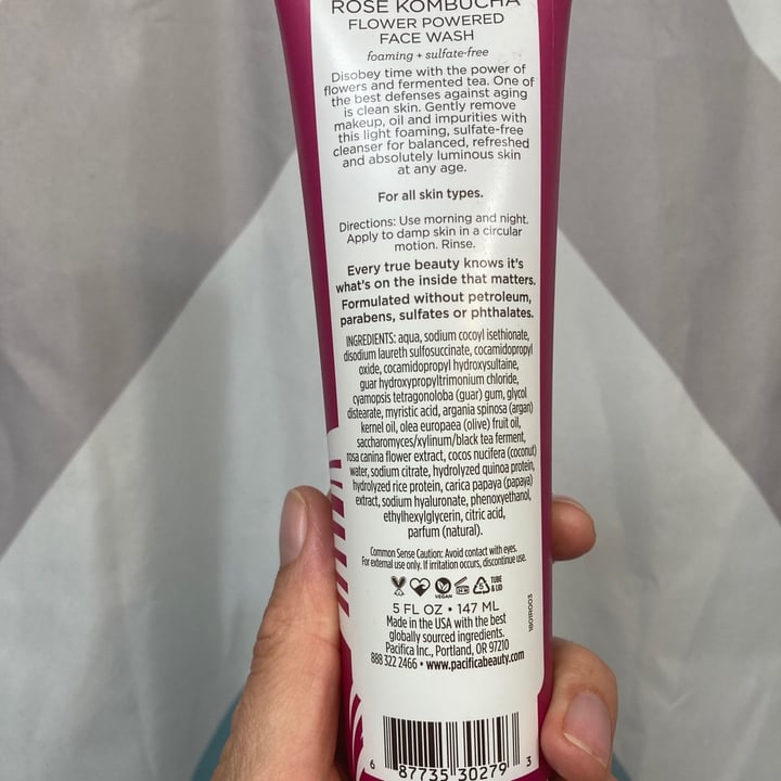 photo of Pacifica Rose kombucha flower power face wash shared by @nibblenyaka on  18 Mar 2021 - review