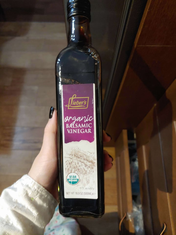 photo of Lieber's Organic balsamic vinegar shared by @nchen31 on  13 Nov 2021 - review
