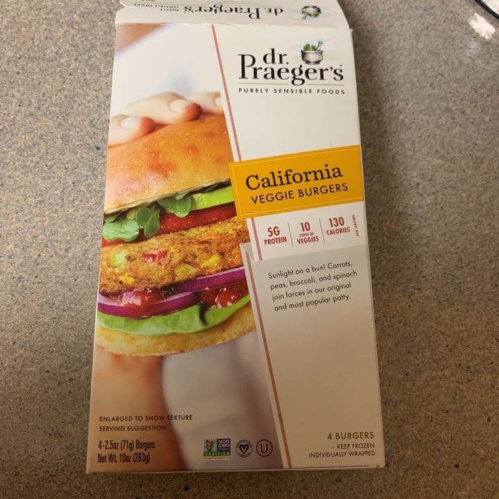 review photo of Dr. Praeger's California Veggie Burgers shared by @williamse on 28 Dec 2020 - review