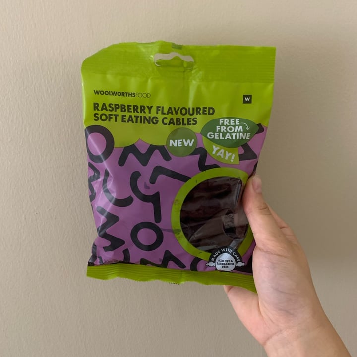 photo of Woolworths Food Raspberry Flavoured Soft Eating Cables shared by @lulupooh on  10 Jan 2022 - review