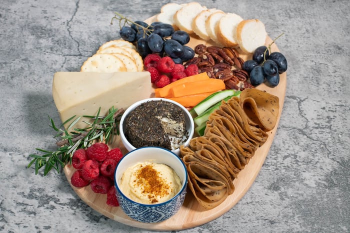 Epic Vegetarian Charcuterie Board (and How to Build it) - The Fiery  Vegetarian