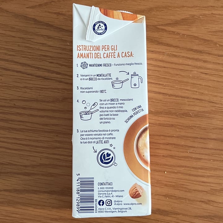 photo of Alpro Barista Mandorla shared by @virgiveg on  01 May 2022 - review